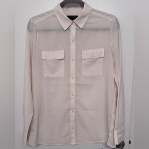 Banana Republic Off White Button Down Shirt
